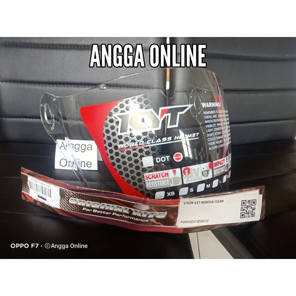 Kaca Helm KYT Renova, Kaca Visor Helm KYT Renova