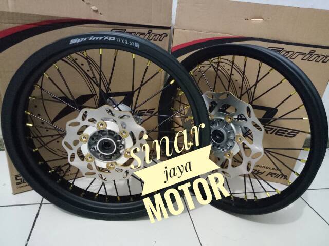 Velg velk pelak supermoto klx 150 klx bf 150 dtracker 150 super moto 250 / 300 /17 250 /350/17 paketan