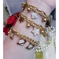 Perhiasan titanium set lapis emas 18k l1