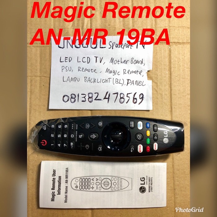 Jual Remote Remot Magic Remote Tv Led Smart Tv Lg An Mr19ba Ori Original Terlaris Shopee Indonesia