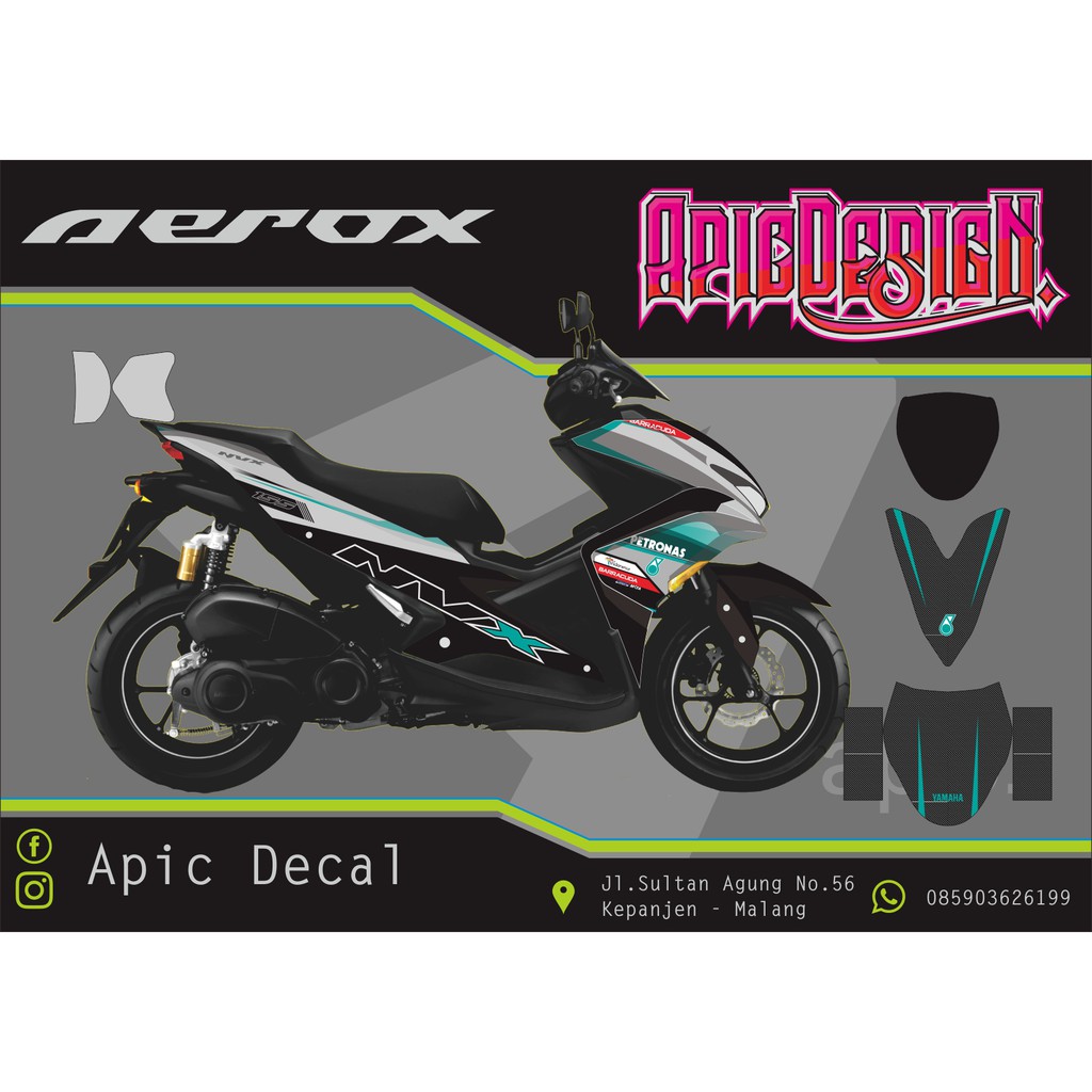 Decal Aerox155 Petronas