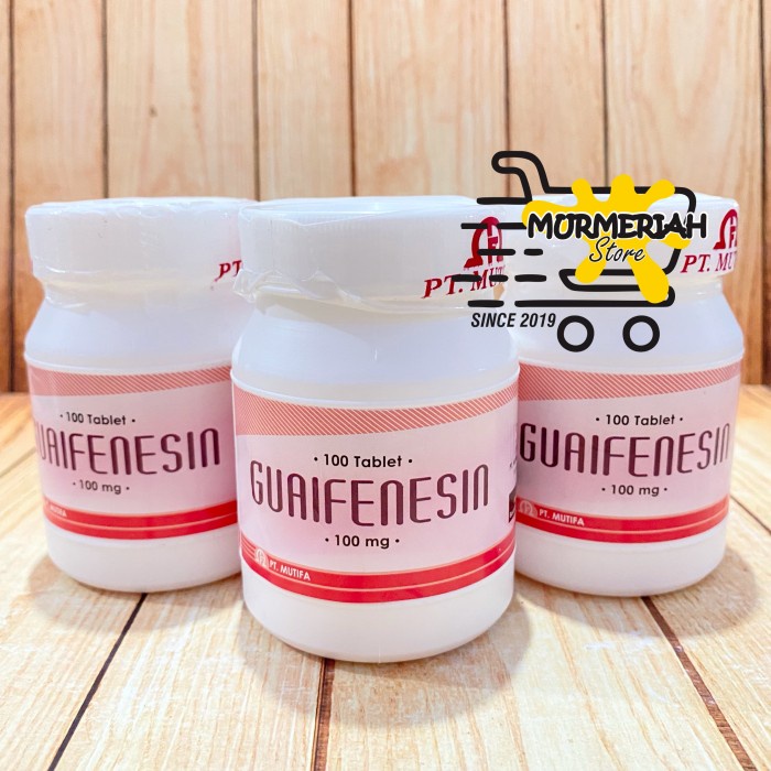GUAIFENESIN 100 mg BOTOL 100 tablet/GG/Glyceryl Guaiacolate-Obat Batuk