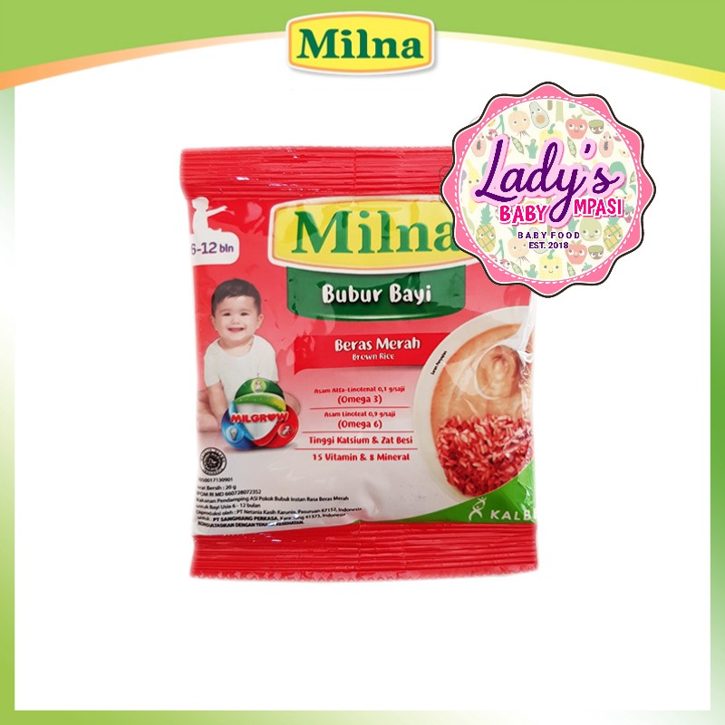 Milna Bubur Bayi 6+ Sachet 20 gram