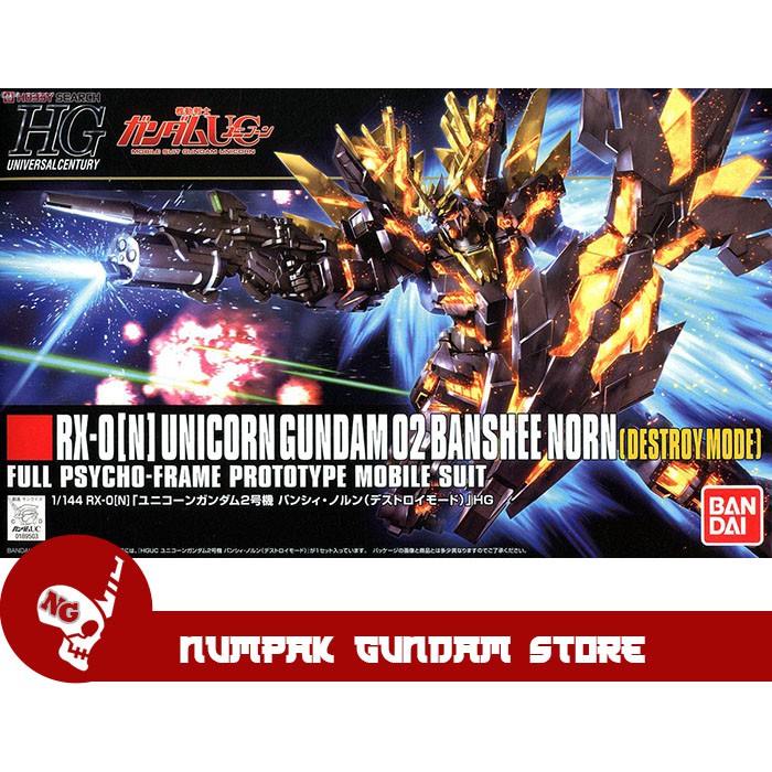 Unicorn Gundam Banshee Norn Destroy Mode HG 1/144 Bandai