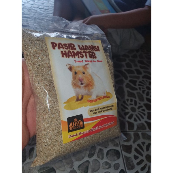 pasir wangi hamster aman untuk bermain anak