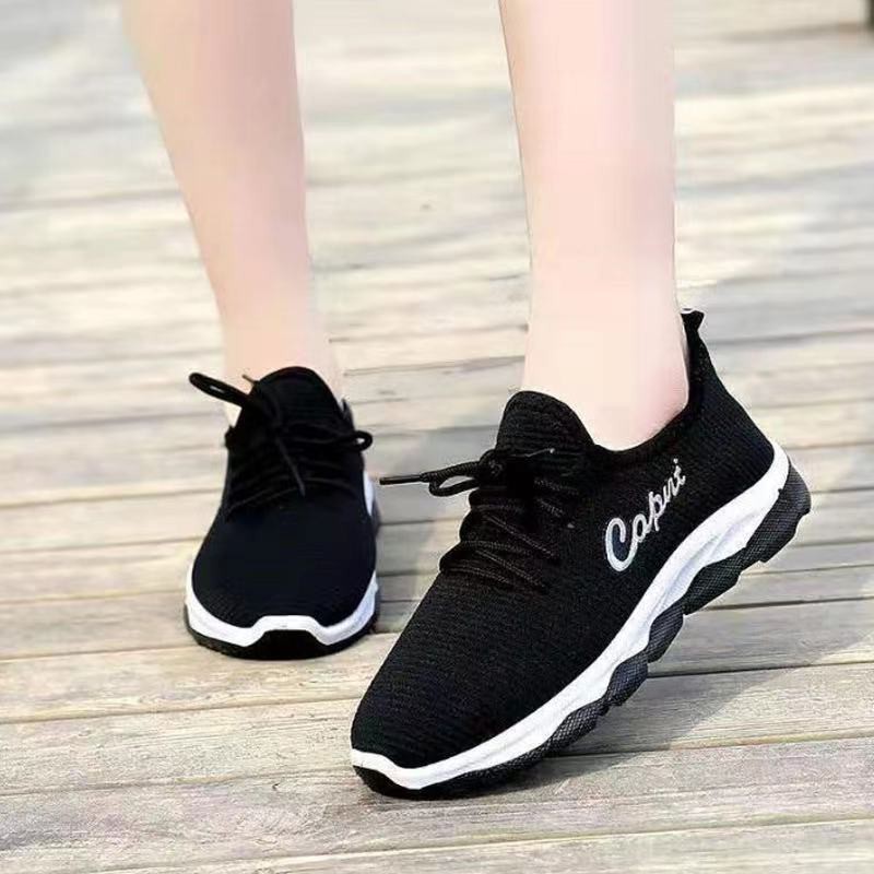 Sneakers Casual Sport Running Fashion Wanita Terbaru Slip On Design Simple - 8069