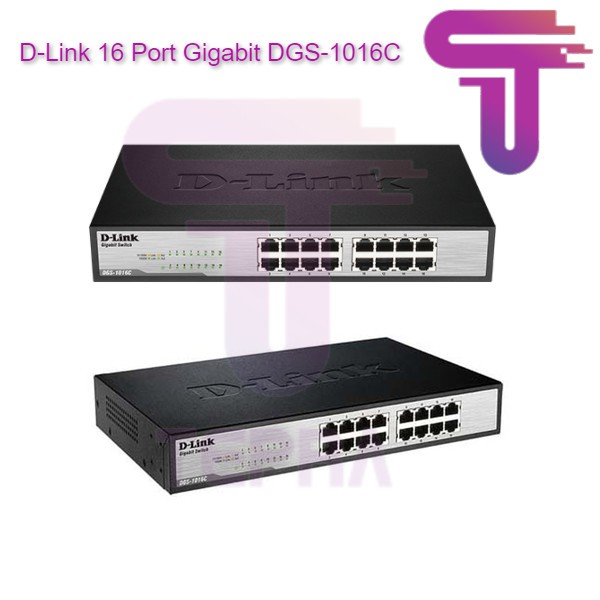 D-Link 16 Port Gigabit DGS-1016C / Switch 16 Port Gigabit D-Link Metal