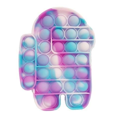 Pop It Mainan Anak Pop It Fidget Push Toy Push Rainbow Penghilang Stress Tiktok / Unicorn Galaxy Ice Cream Love / Multicolor Warna - Warni Bubble Kids / Mainan Anak Kekinian PopIt Squeeze Game Rainbow Unicorn / Silicon Tebal Murah Termurah Grosir-AMONG US SUGUS