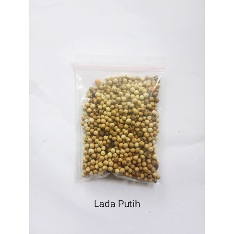 

Lada Putih Bulat Rempah Tradisional Lada Merica berat 50 gr