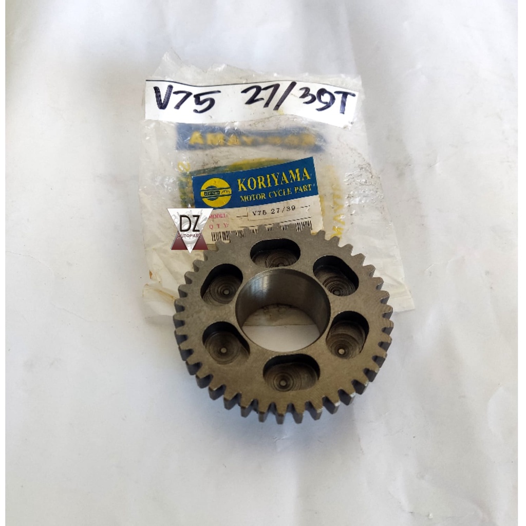 KORIYAMA GIGI RASIO TRANMISI V75 V 75 MATA 27/39T