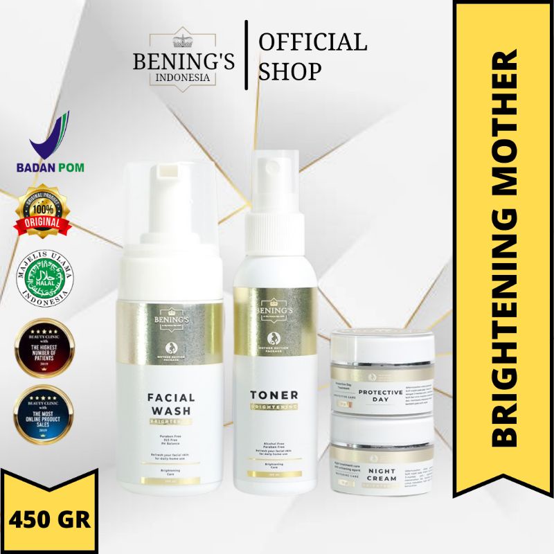 PAKET BRIGHTENING MOTHER EDITION BENING SKINCARE DR OKY PRATAMA MENCERAHKAN DAN MEMBUAT GLOWING