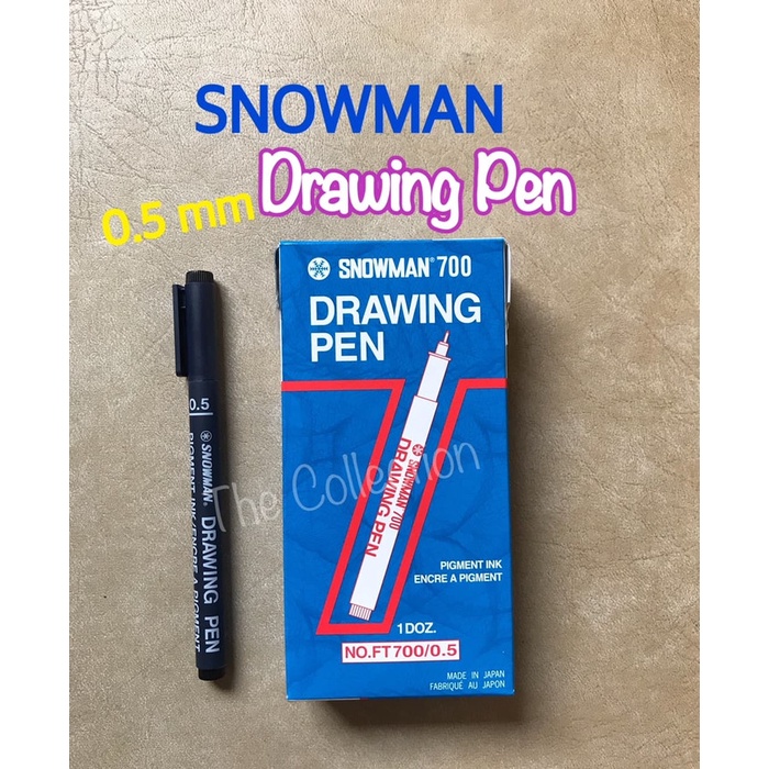 

Pendrawing- Atk0578Sm 0.5 Drawing Pen Snowman Spidol 0,5 Marker Draw Ft700 Pigment -Drawing-Pen.