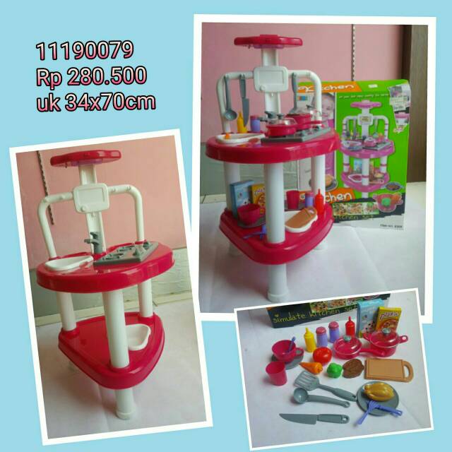Mainan anak cewek kitchen set