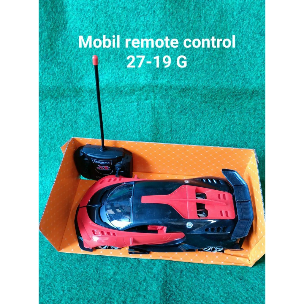 MAINAN ANAK MOBIL REMOTE CONTROL 27-19G BLACK RED