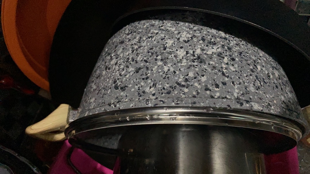 Granite Panci Fry Pan Grill Pan Casserole Marble Granit Granite Penggorengan Pemanggang Anti Lengket