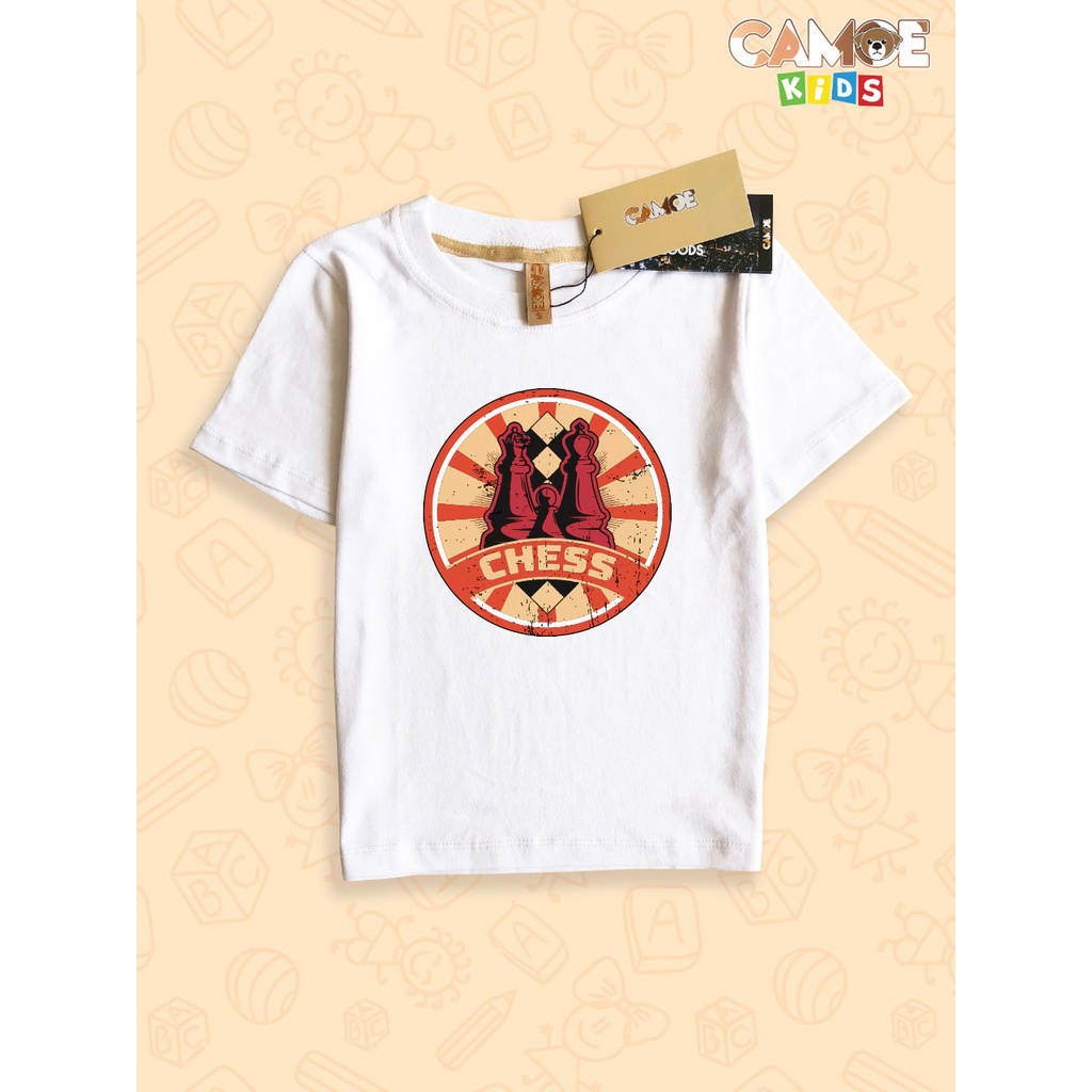 Kaos Anak KIDS Catur Chess Logo