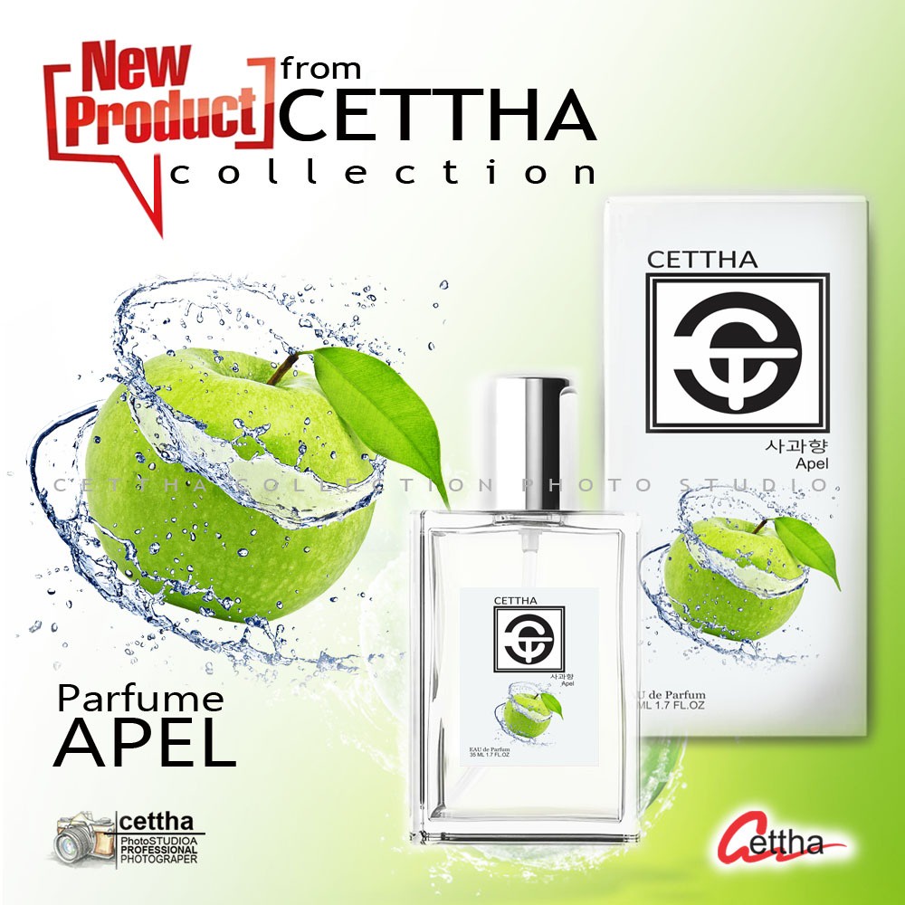 PARFUM Wanita Aroma Buah TERBAIK dari -CETTHA- ORIGINAL NON ALKOHOL Wangi Soft (LEMBUT) Dengan wangi