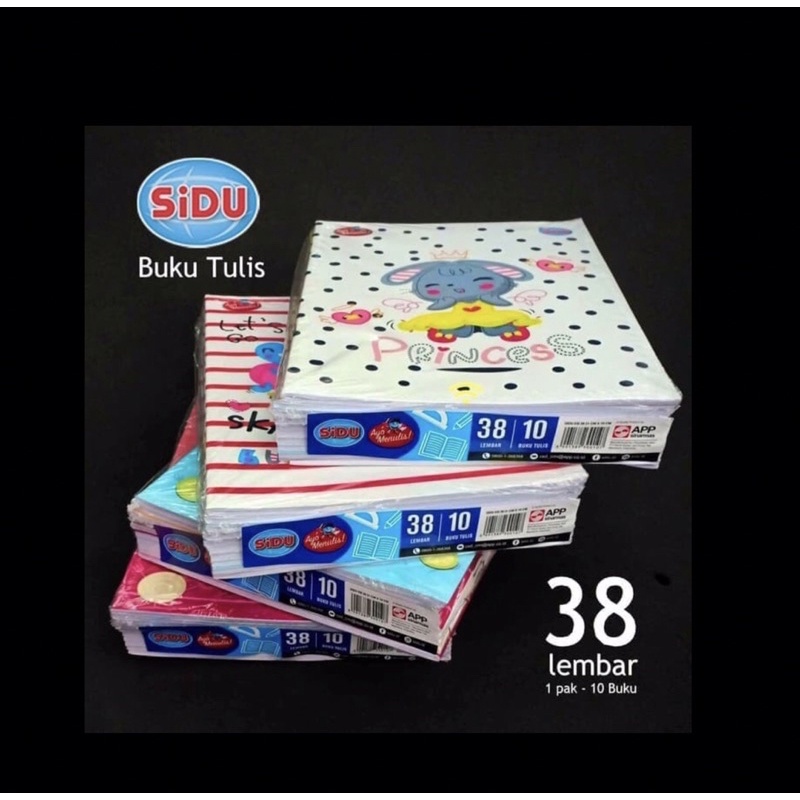 

Buku Tulis Sidu Isi 38 (10pcs)