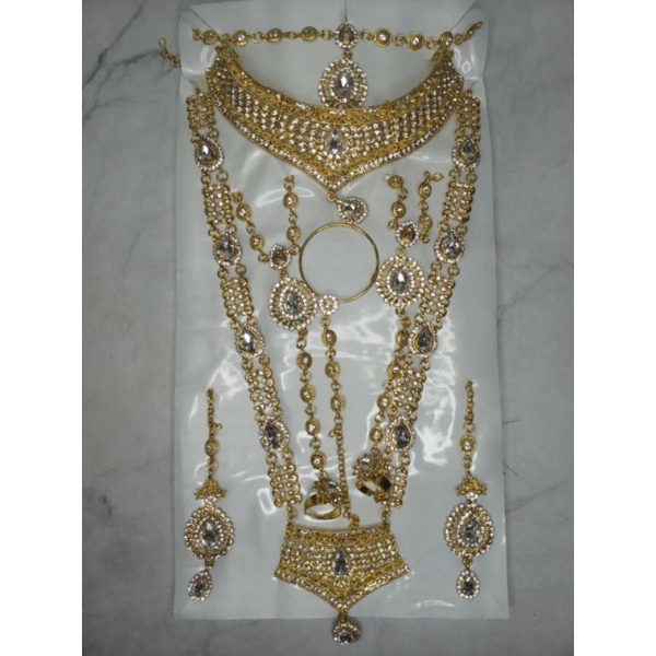 Kalung Set Pengantin PROMO wedding Aksesoris India