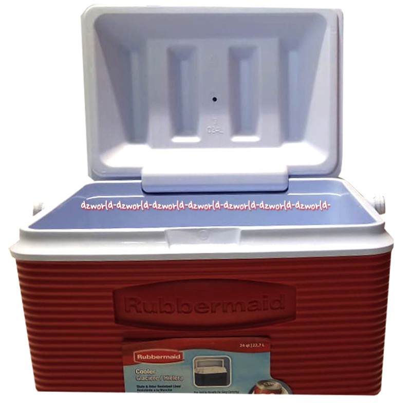 Rubbermaid Box Makanan Minuman Mobile Tetap Dingin Panas 22.7Litter