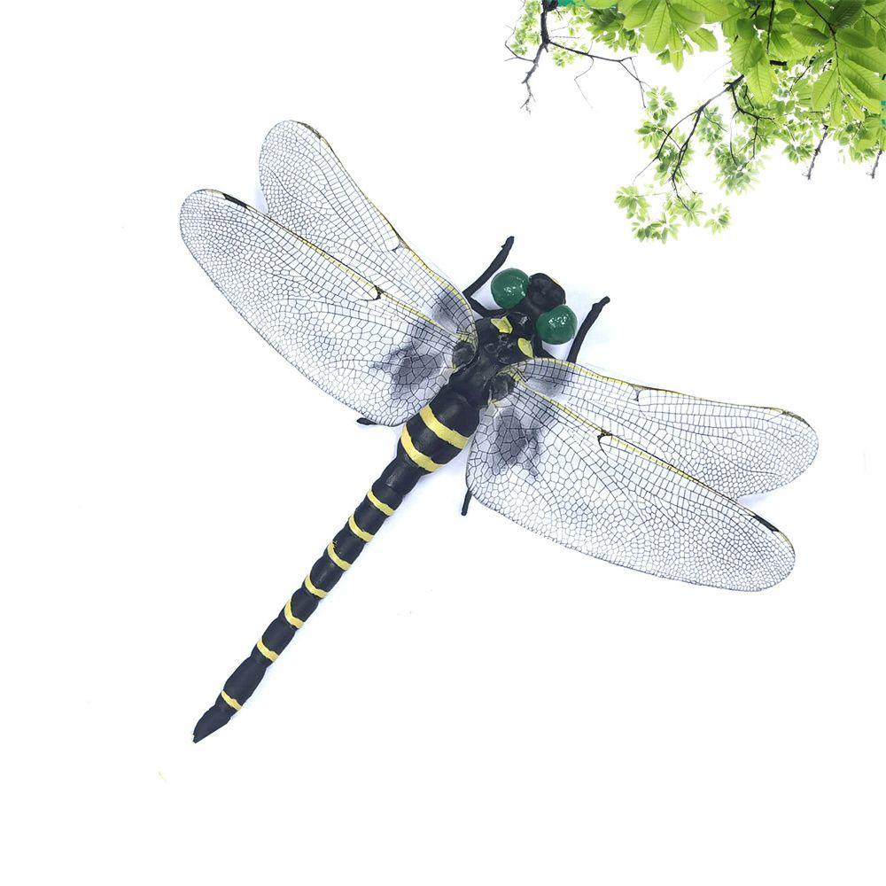 Lanfy Mainan Anak Model Capung Mainan Edukasi Model Hewan 12cm PVC Dragonfly Action Figure