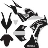 Modif Stiker Honda CBR 150 R K45 Silver