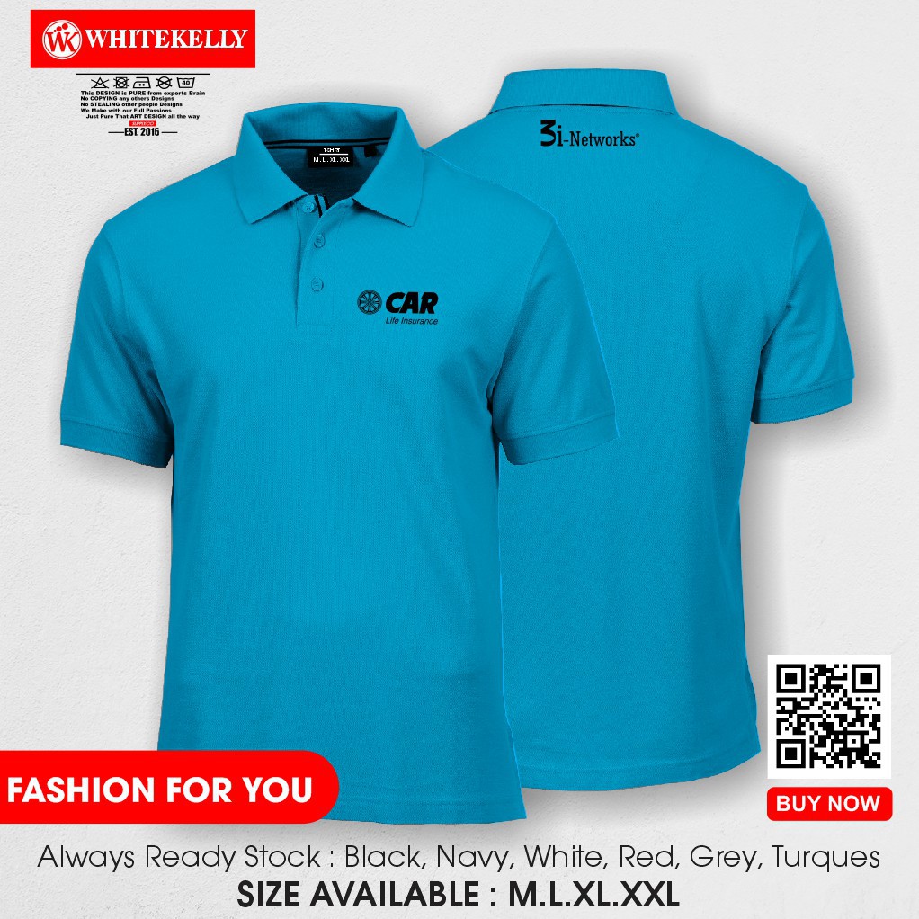 Poloshirt Polo Kaos Baju Kerah CAR LIFE INSURANCE 3I NETWORKS ASURANSI Terlaris Termurah -gtx