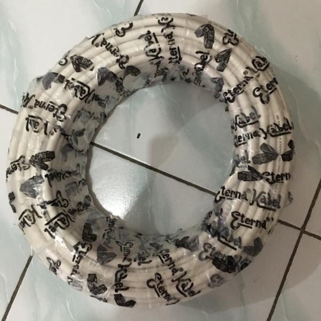 Kabel ETERNA NYM 2x1.5 2x1,5 Putih Tembaga SNI
