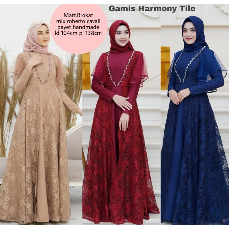 Gamis Harmony Tille Premium - Naira Batik