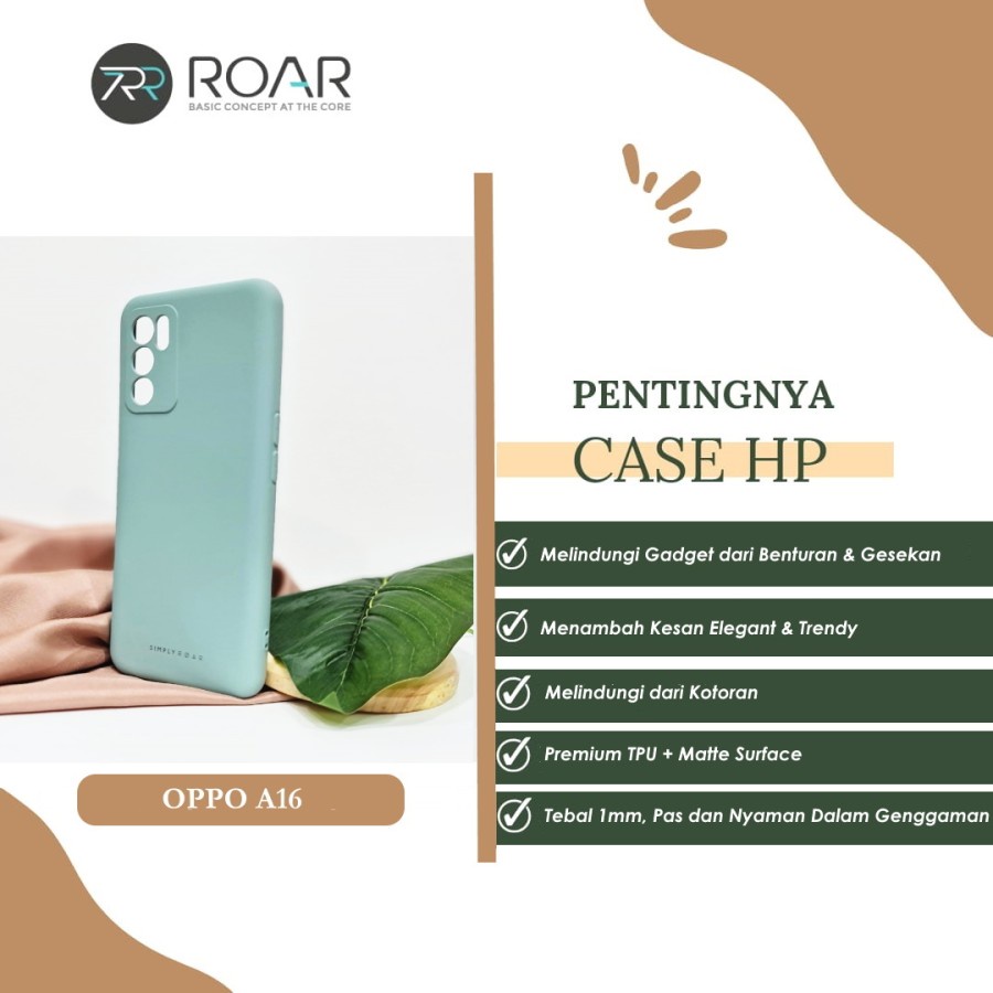 ROAR SPACE Soft Silicone Case Oppo A16