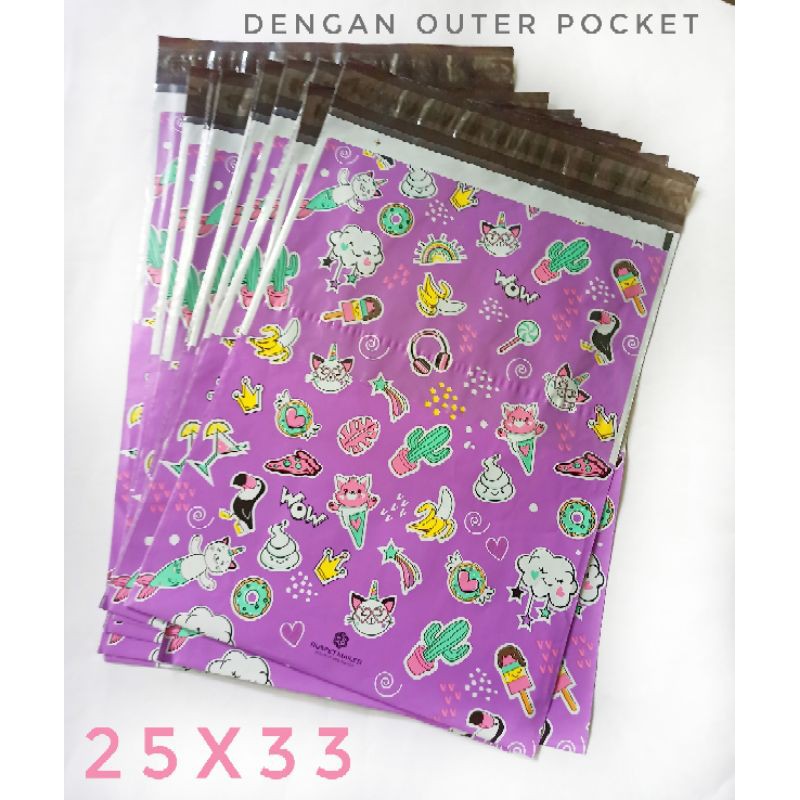 

Polymailer motif/amplop plastik/plastik packing 25x33 (SATUAN TERMURAH)