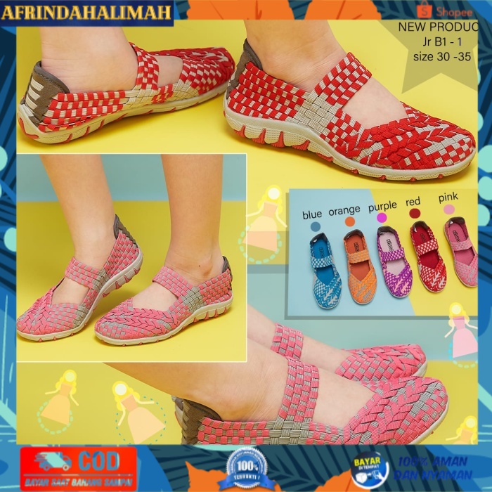 

{TERBARU} Kiddo JR B1-1 anak ORI sepatu rajut IMPORT