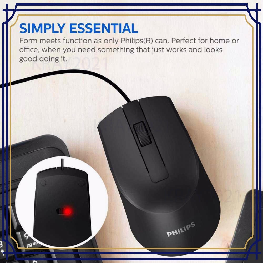 Mouse M104 Wired Optical 1000 DPI - SPK7104