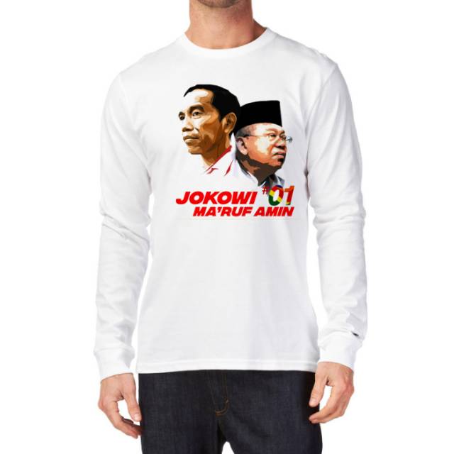 Kaos Capres 01 | Jokowi Amin | Kaos Jokowi | Kaos Jokowi Murah | #01indonesiamaju