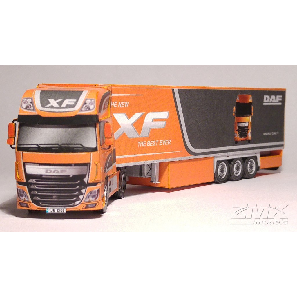 Papercraft Truck LAmberett Scale 1-64