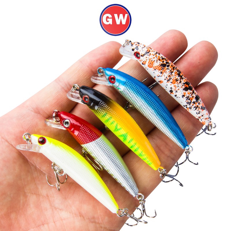 Plastic Bait 1Pcs 6g/3.8cm Umpan Mancing Umpan Pancing Umpan Pancing Buatan Umpan Mancing Minnow Lure Alat Pancing Alat Pancing Murah Kail Pancing Umpan Ikan relix nusantara Top Water Lure
