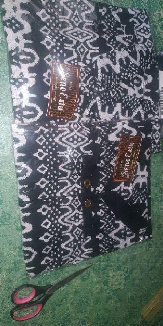 Atasan Batik Dolby Dolbi Dobby Doby Tenun Sutra Tulis Halus Katun Atbm Baron ,sarombit Atasan