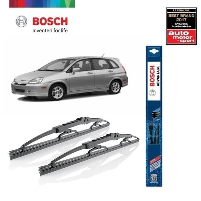 Wiper Blade Aerio BOSCH Sepasang Advantage 18-22&quot; ORIGINAL