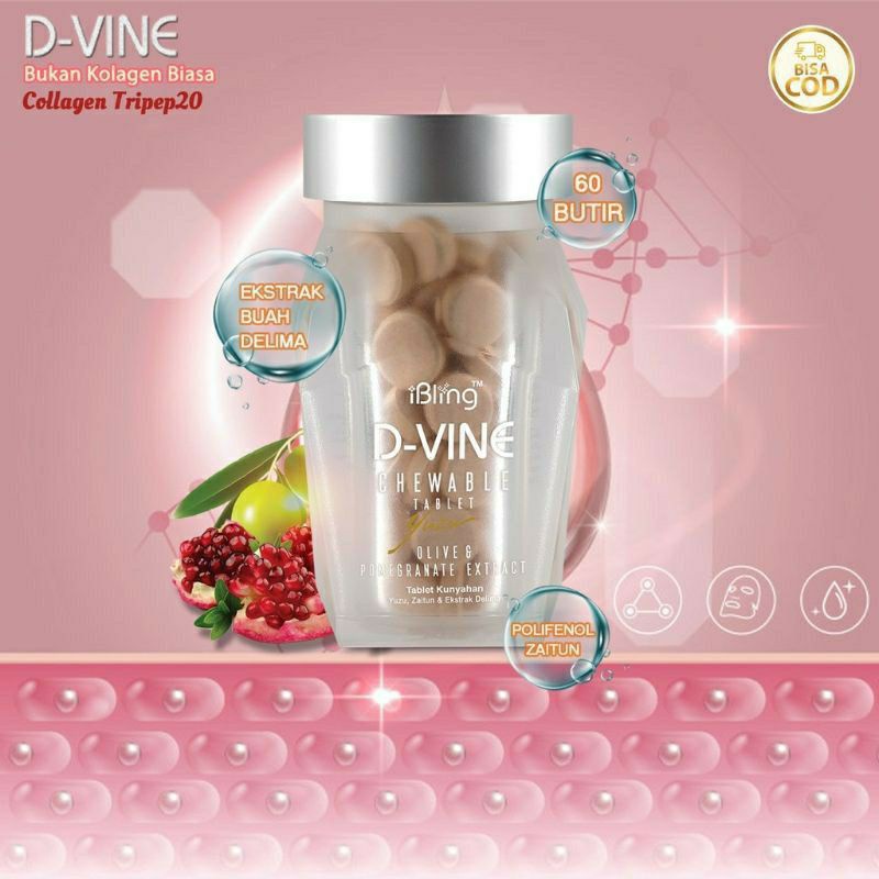 D VINE Original 25 Tablet kolagen Kecantikan