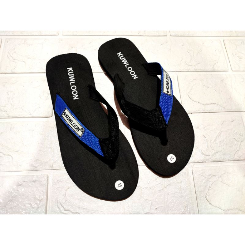 sandal jepit wanita kuwloon tali kain