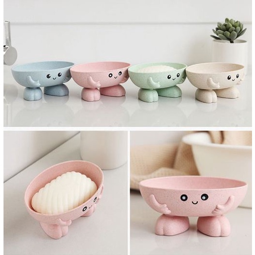 [WBK] Tempat Sabun Batang Kartun / Kotak Tempat Sabun Batang Lucu / Wadah Sabun Serbaguna