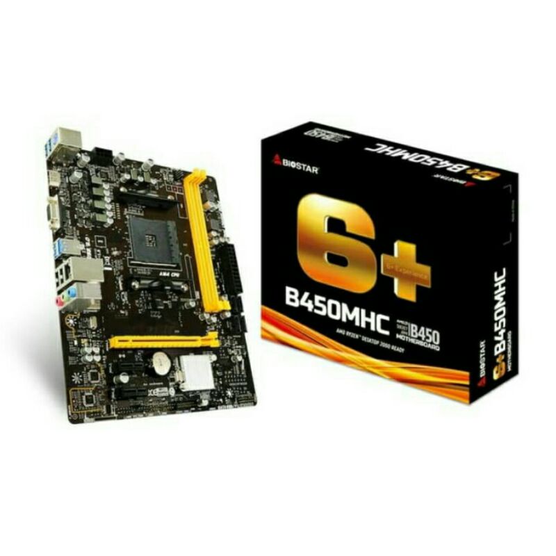MOTHERBOARD BIOSTAR AMD B450MH AM4 DDR4