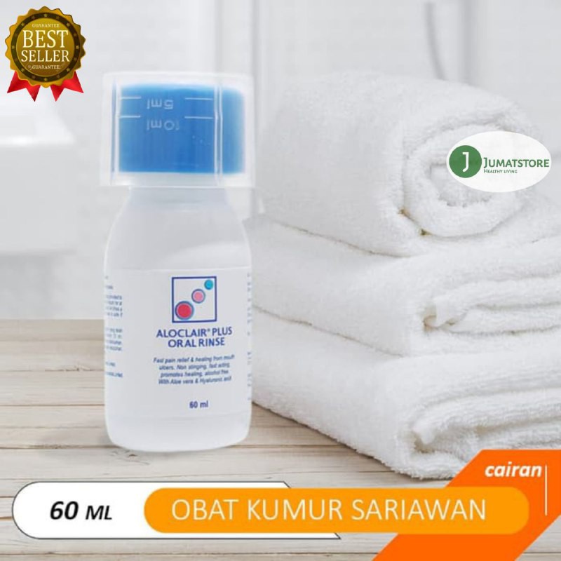 ALOCLAIR PLUS ORAL RINSE 60 ML / OBAT KUMUR SARIAWAN ALAMI / OBAT MULUT / SARIAWAN / OBAT KUMUR