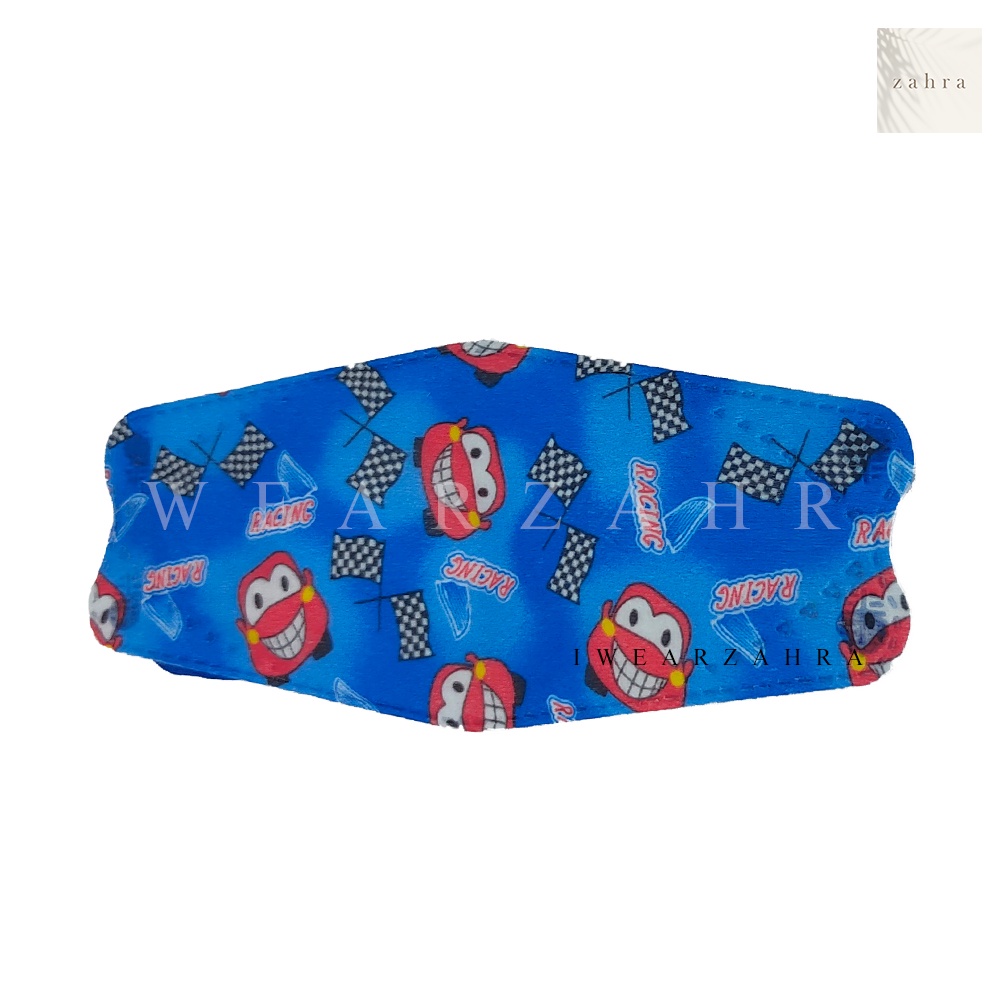 MASKER ANAK MOTIF - Masker karakter anak lucu 4 Ply 3D bentuk mangkok lapis face mask disposable earloop level KF94