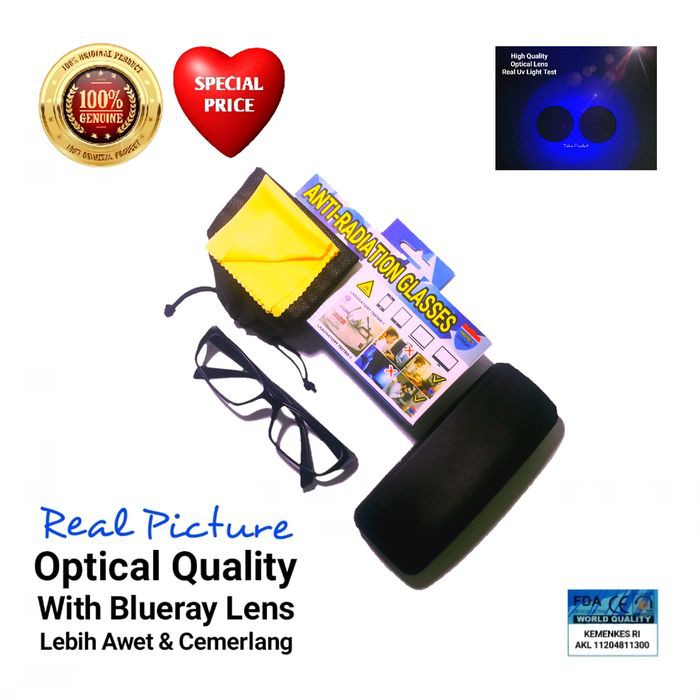 Jual kacamata komputer kacamata anti radiasi monitor laptop tv lcd original Limited