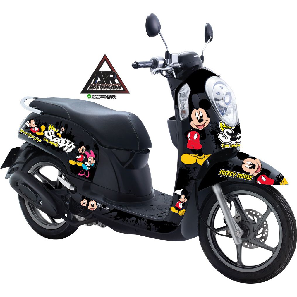Jual Decal Scoopy Full Body Mickey Mouse Indonesia Shopee Indonesia