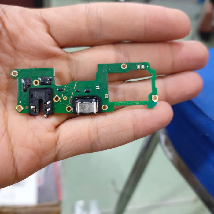 papan cas oppo reno 4f board charger lcd oppo reno 4f original cabutan