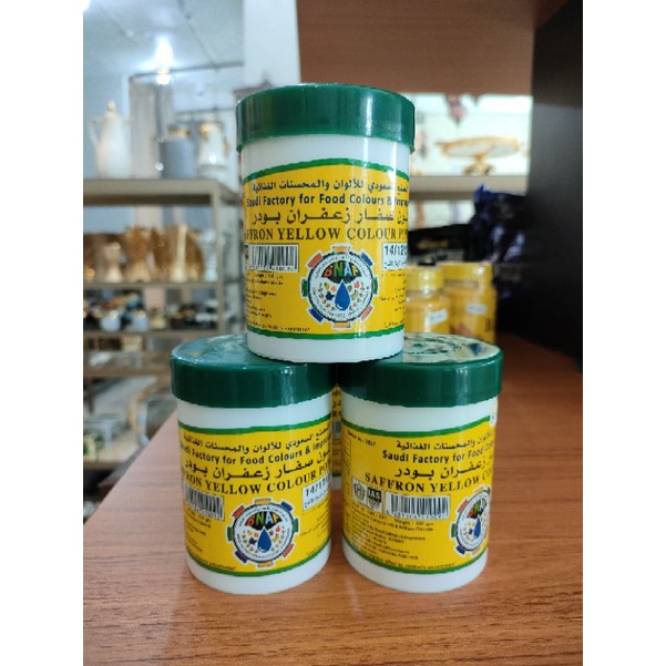 

Saffron Yellow Colour Powder, Pewarna dan Pengharum Alami Makanan