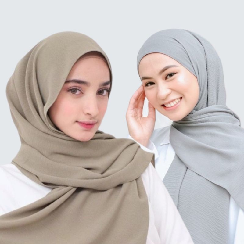 Hijab Pashmina Crinckle Airflaw Premium Termurah // Pashmina Crinckle Airflaw Terbaru