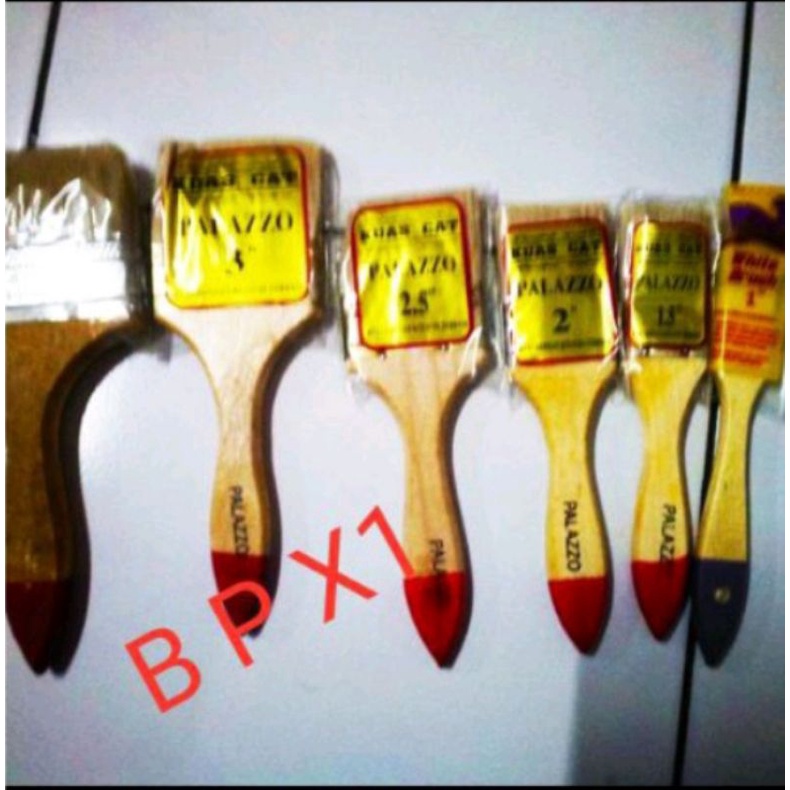 

Kuas kayu berbagai ukuran